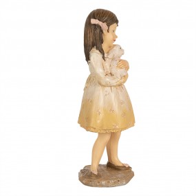 26PR5033 Figur Mädchen 15 cm Beige Polyresin