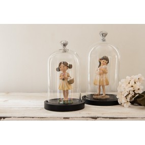 26PR5033 Figurine Girl 15 cm Beige Polyresin