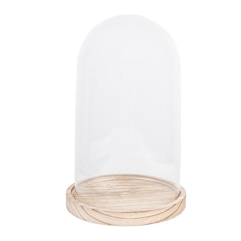 6GL2170 Cloche Ø 18x28 cm Glass Round Glass Bell Jar