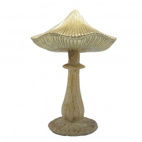 26PR4157 Décoration Champignon 11x9x15 cm Marron Plastique