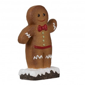 26CE1769 Christmas Decoration Gingerbread man 10x5x15 cm Brown Ceramic