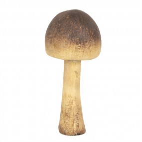 26PR4328 Décoration Champignon Ø 7x16 cm Marron Plastique