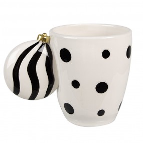 26CEMU0162Z Mug 350 ml Blanc Noir Céramique Gobelet