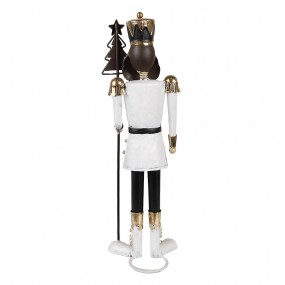 26Y5603 Christmas Decoration Nutcracker 36 cm Black White Iron