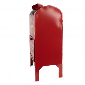 25Y1262 Christmas Decoration Mailbox 33x26x67 cm Red Iron