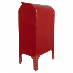 25Y1262 Christmas Decoration Mailbox 33x26x67 cm Red Iron