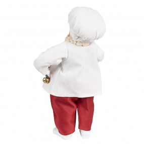 265585 Figure de Noël Père Noël 27 cm Blanc Rouge Plastique