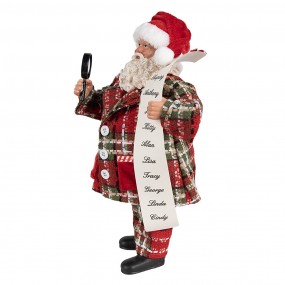 265586 Figure de Noël Père Noël 27 cm Rouge Plastique