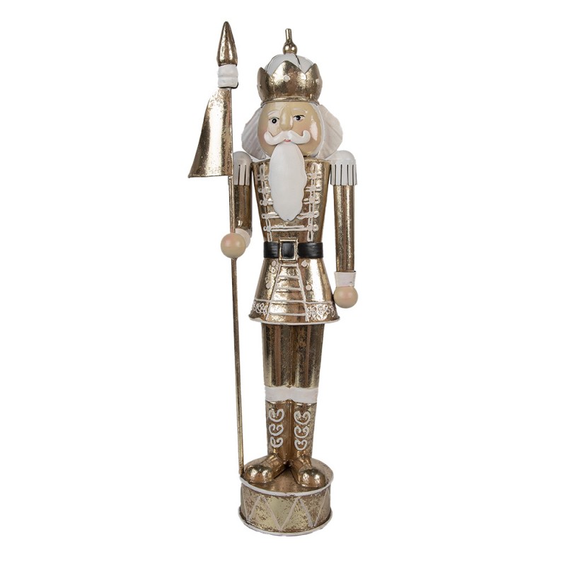 6Y5607 Christmas Decoration Nutcracker 40 cm Gold colored Iron