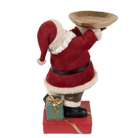 26PR4300 Christmas Decoration Figurine Santa Claus 26 cm Red Plastic