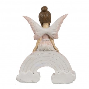 26PR4225 Statuetta decorativa Elfo 9x3x11 cm Rosa Plastica