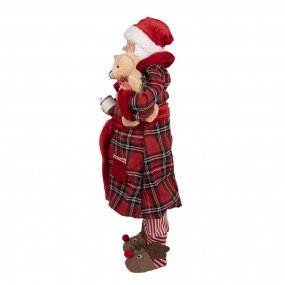 265627 Christmas Decoration Figurine Santa Claus 50 cm Red Plastic