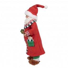 265630 Figure de Noël Père Noël 28 cm Rouge Plastique