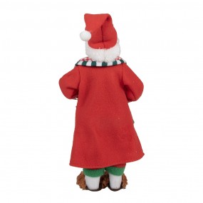 265630 Figure de Noël Père Noël 28 cm Rouge Plastique