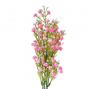 26PL0288 Fleur artificielle 33 cm Rose Vert Plastique Plante artificielle