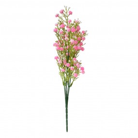 26PL0288 Fiore artificiale 33 cm Rosa Verde Plastica Piante artificiale