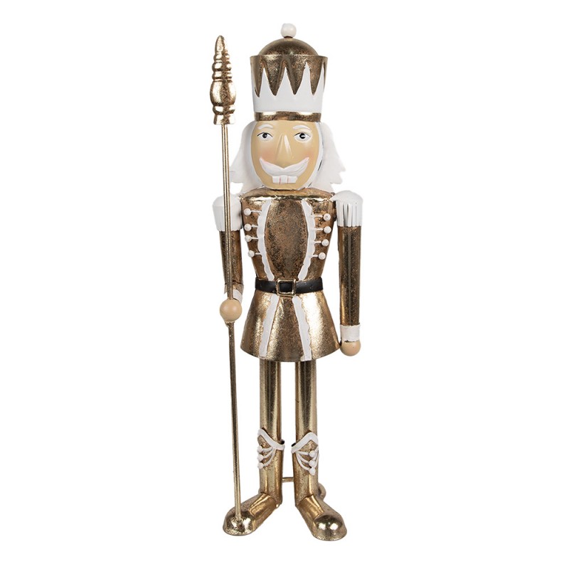 6Y5606 Christmas Decoration Nutcracker 36 cm Gold colored Iron