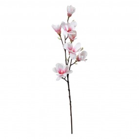 25PL0098 Fiore artificiale 97 cm Bianco Rosa  Plastica Piante artificiale