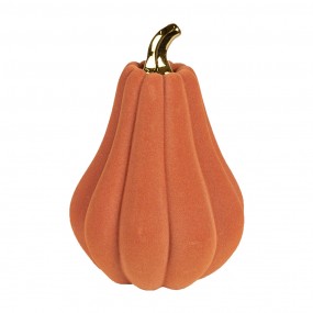 265535 Décoration Citrouille Ø 13x19 cm Orange Céramique