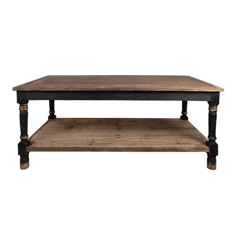 5H0694Z Presentation Table 200x100x85 cm Black Wood