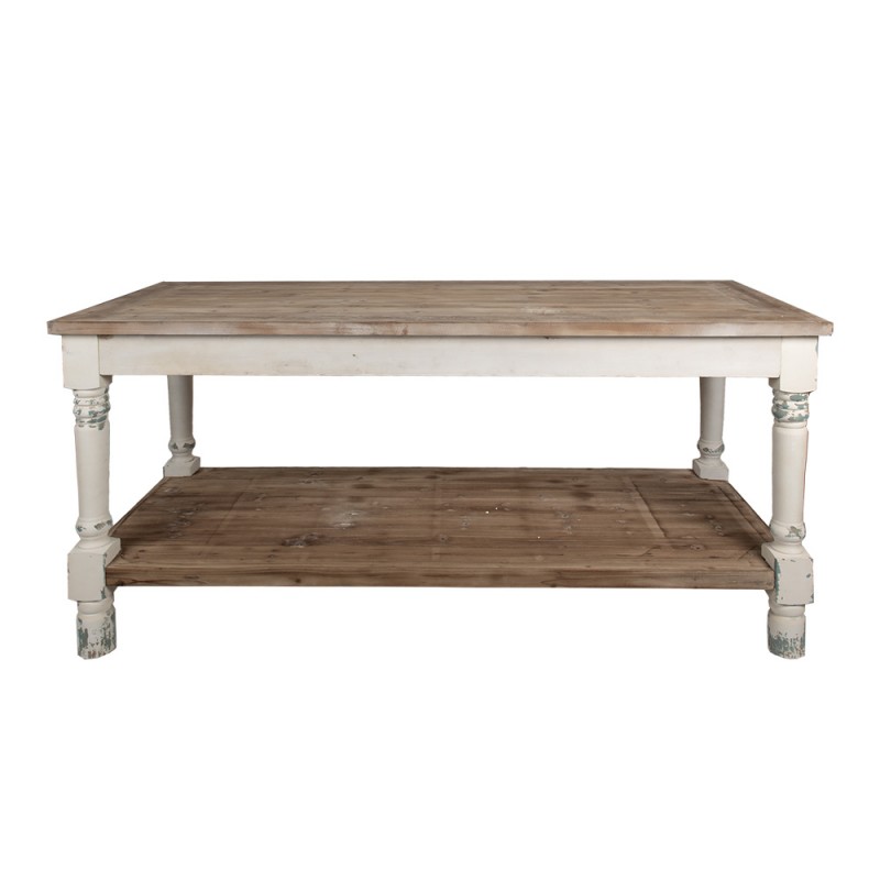 5H0696W Presentation Table 180x70x85 cm White Wood