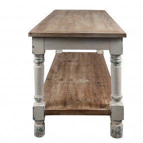 25H0696W Presentation Table 180x70x85 cm White Wood