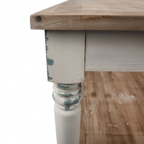 25H0696W Presentation Table 180x70x85 cm White Wood