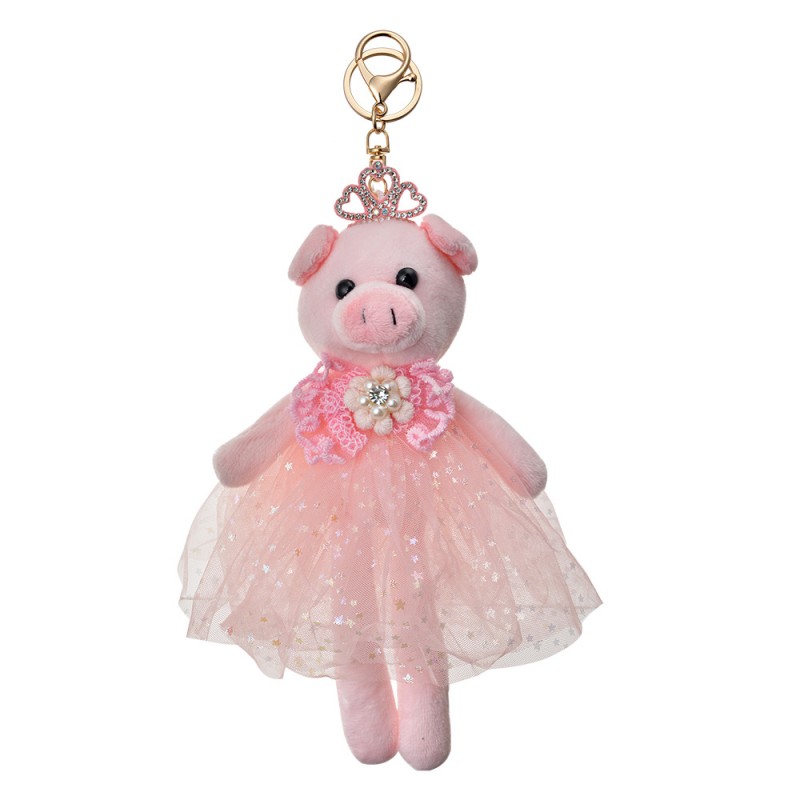 TW0607 Porte-clés Cochon 22 cm Rose Synthétique