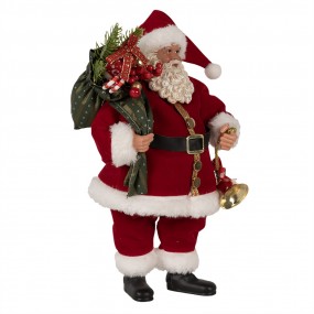 265597 Figure de Noël Père Noël 27 cm Rouge Plastique