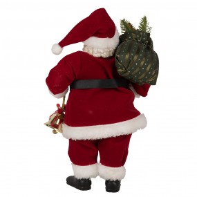 265597 Statuetta decorativa di Natale Babbo Natale  27 cm Rosso Plastica