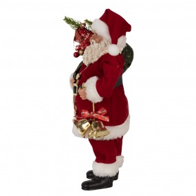 265597 Figure de Noël Père Noël 27 cm Rouge Plastique