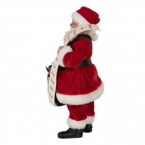 265598 Kerstdecoratie Beeld Kerstman 27 cm Rood Kunststof