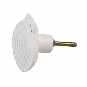 265734 Door Knob Shell 6x4x6 cm White Plastic