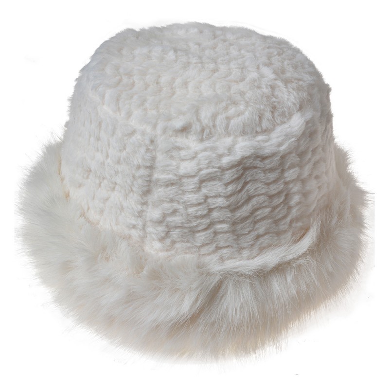 JZCA0025W Bonnet femme Blanc Synthétique