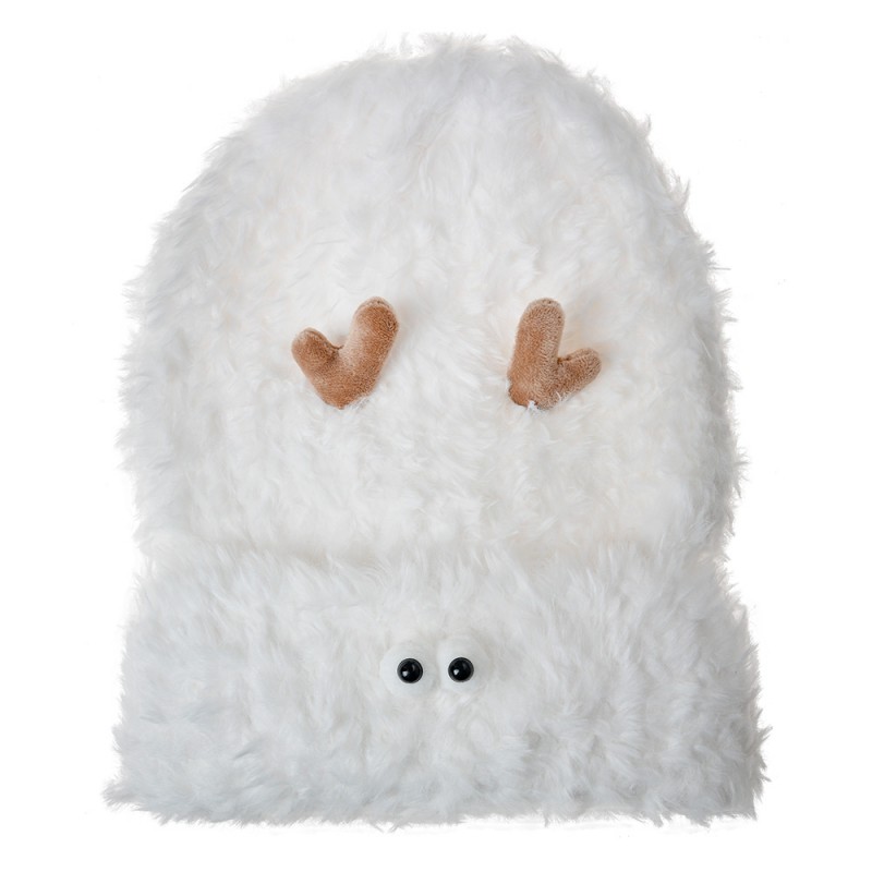 JZKCA0012 Children's Cap White Synthetic Sheep