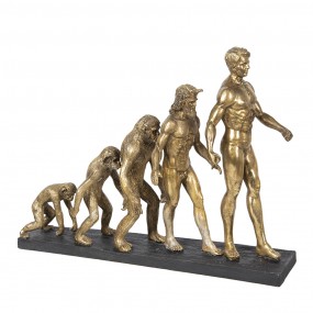 26PR2826 Figurine Person 58x18x42 cm Gold colored Polyresin Home Accessories
