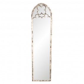 252S177 Miroir 35x140 cm Marron Bois Rectangle Grand miroir