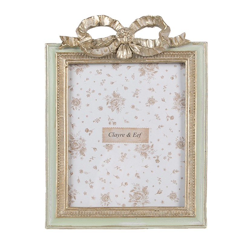 2F1163 Photo Frame 13x18 cm Green Plastic Glass Picture Frame