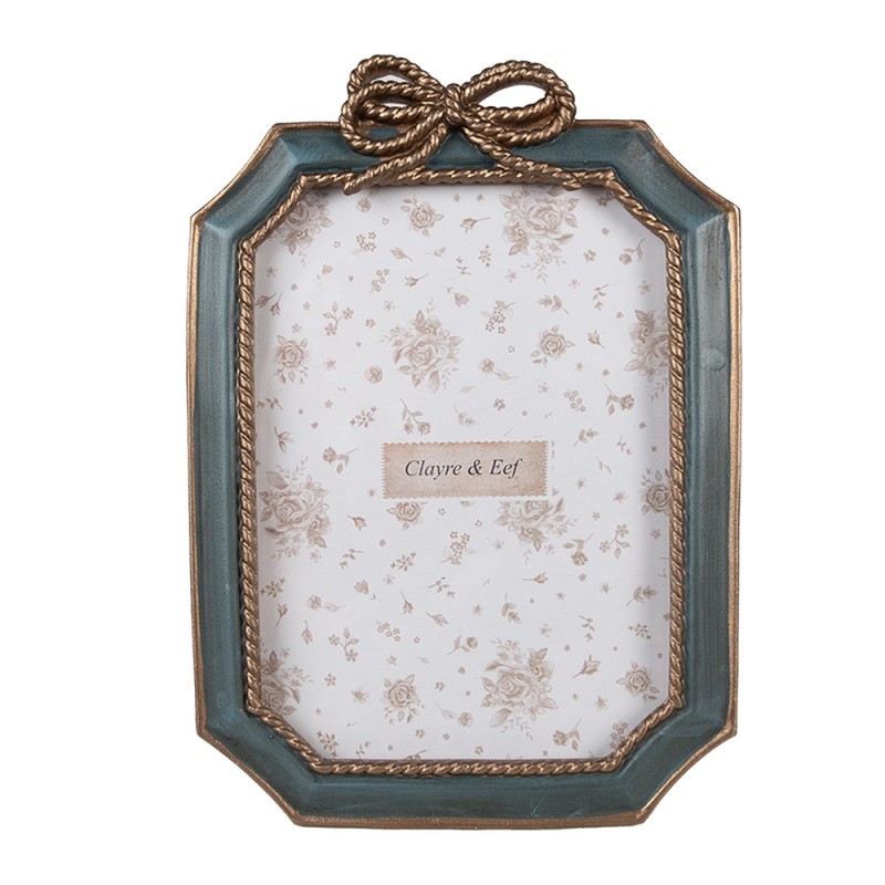 2F1164 Photo Frame 13x18 cm Green Plastic Glass Picture Frame