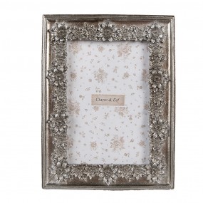 22F1181 Photo Frame 10x15 cm Silver colored Plastic Glass Picture Frame