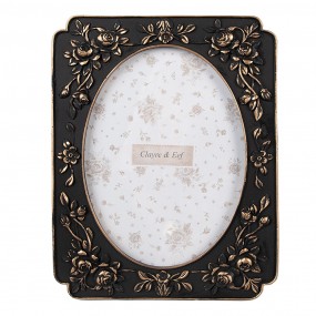 22F1184 Photo Frame 13x18 cm Black Plastic Glass Picture Frame