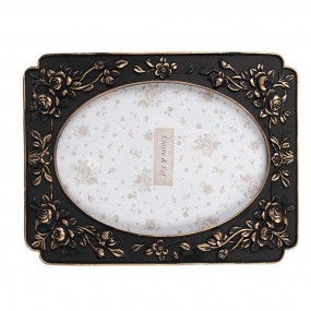 22F1184 Photo Frame 13x18 cm Black Plastic Glass Picture Frame