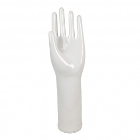 26UNCE0013 Figurine décorative Mains 38/40 cm Blanc Porcelaine