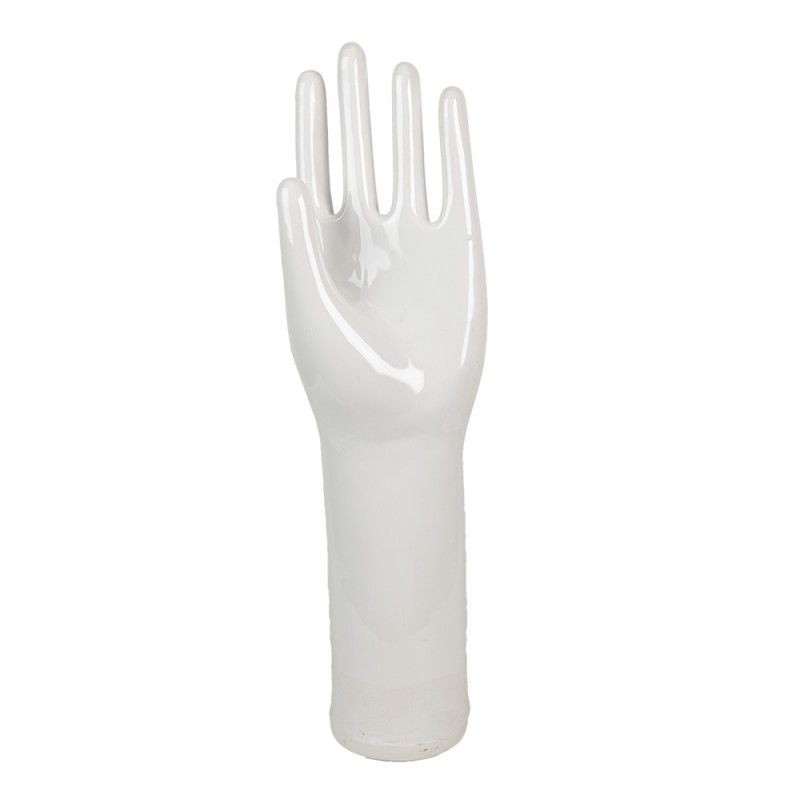 6UNCE0013 Decorative Figurine Hands 38/40 cm White Porcelain