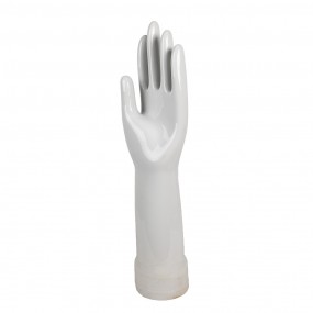 26UNCE0013 Figurine décorative Mains 38/40 cm Blanc Porcelaine