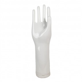 26UNCE0013 Figurine décorative Mains 38/40 cm Blanc Porcelaine