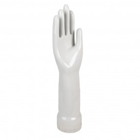 26UNCE0013 Figurine décorative Mains 38/40 cm Blanc Porcelaine