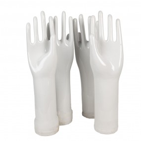 26UNCE0013 Decorative Figurine Hands 38/40 cm White Porcelain