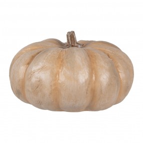 26PR4371 Decoration Pumpkin Ø 22x13 cm Beige Plastic