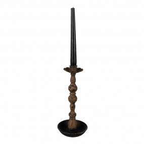 26Y5455 Candelabro 25 cm Nero Ferro Candeliere